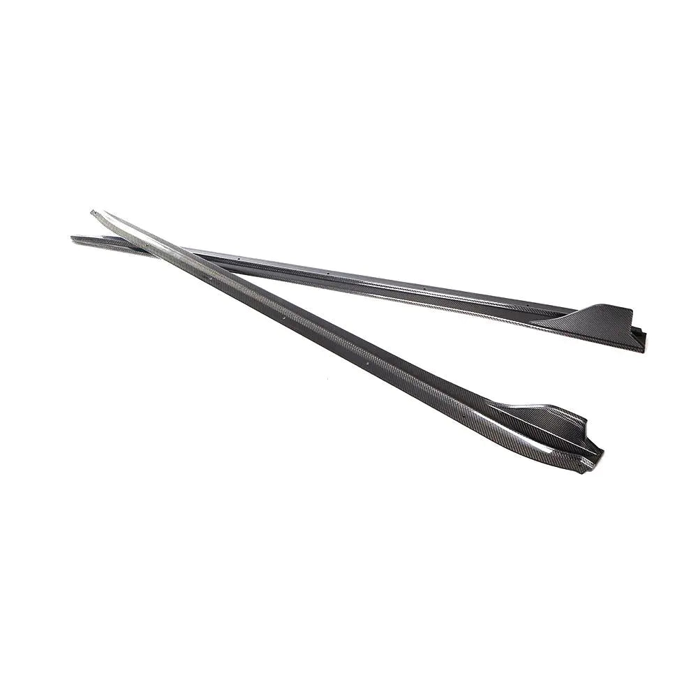 Carbon Fiber 718 Side Skirts Extension for Porsche Cayman 718 Boxster 2016-2019