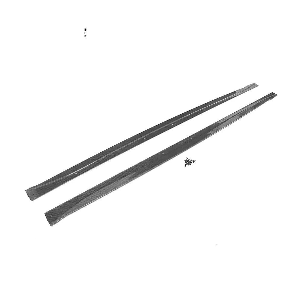 Carbon Fiber Car Side Skirts Extension for Alfa Romeo Giulia Sedan 4-Door 2017