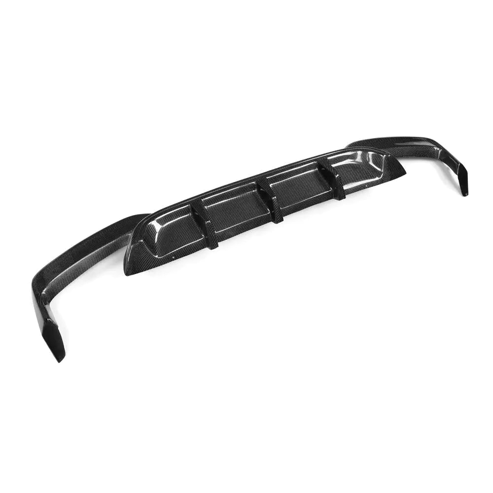 V Style M-Sport Carbon Fiber Rear Bumper Diffuser For BMW 6 Series F06 F12 F13 M-Tech 2012