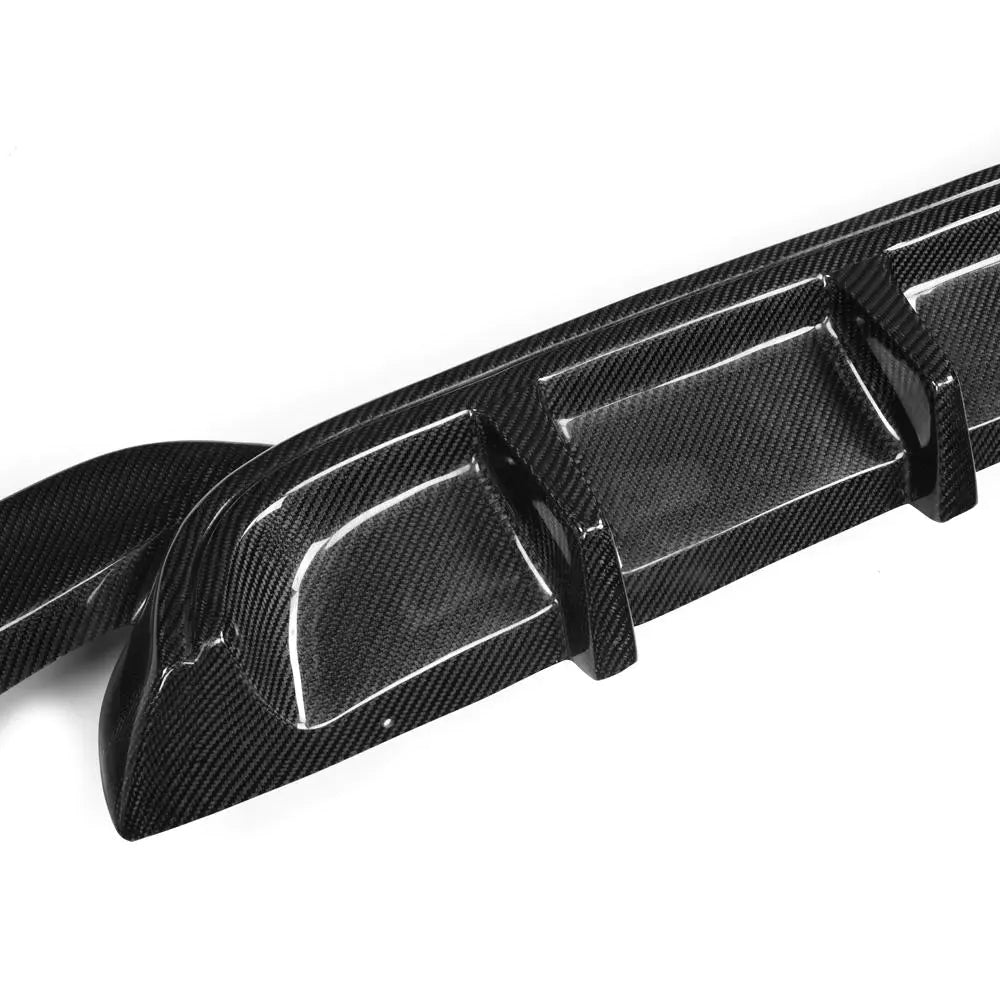 V Style M-Sport Carbon Fiber Rear Bumper Diffuser For BMW 6 Series F06 F12 F13 M-Tech 2012