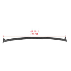 Carbon Fiber ATS Roof Window Spoiler Wing For Cadillac ATS Sedan 13-15