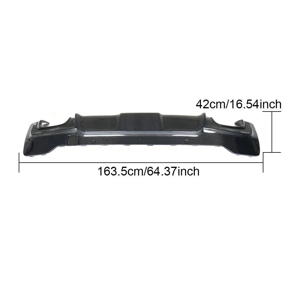 Carbon Fiber X4 Rear Bumper Diffuser Lip for BMW X4 F26 M sport Mtech 2015