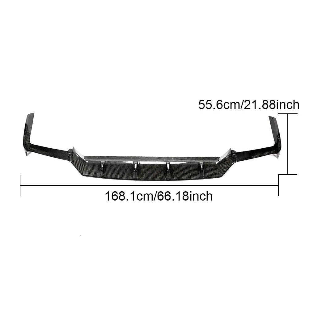 For Porsche Cayenne Carbon Fiber Rear Diffuser Sport Utility 4-Door 2018-2019