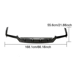 For Porsche Cayenne Carbon Fiber Rear Diffuser Sport Utility 4-Door 2018-2019