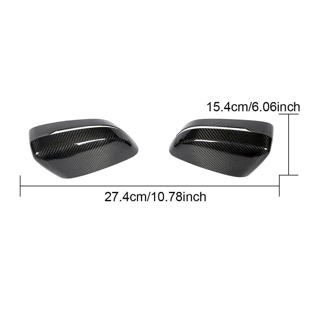 Carbon Fiber Side Mirror Covers for BMW 3 Series G20 G28 5Series G30 G38 Sedan 4-Door 2019-2020