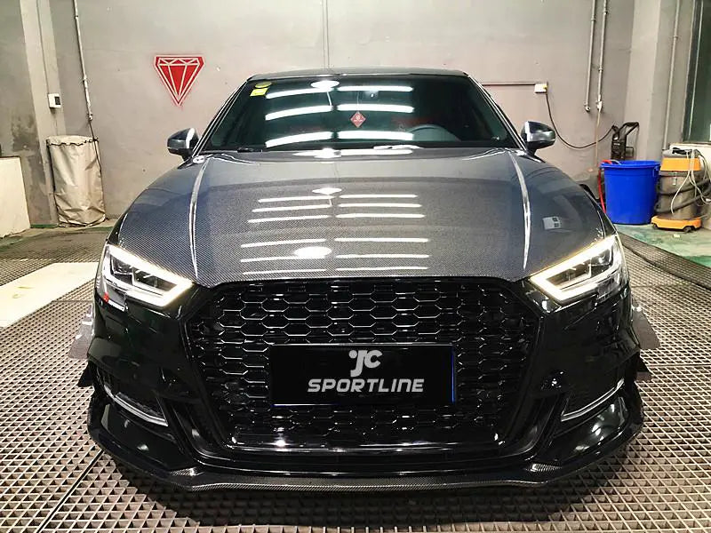 Carbon Fiber Front Lip for Audi A3 S-LINE S3