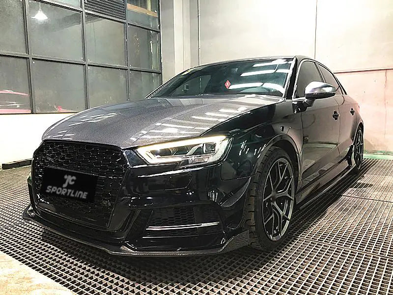 Carbon Fiber Front Lip for Audi A3 S-LINE S3