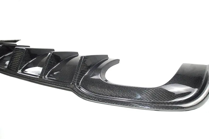 Carbon Fiber Rear Diffuser with LED for Audi A3 S-LINE S3