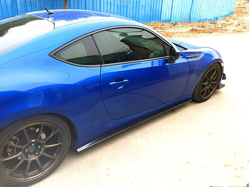 For Toyota carbon fiber GT86 2017-2020 Subaru BRZ 2013-2020 side skirts
