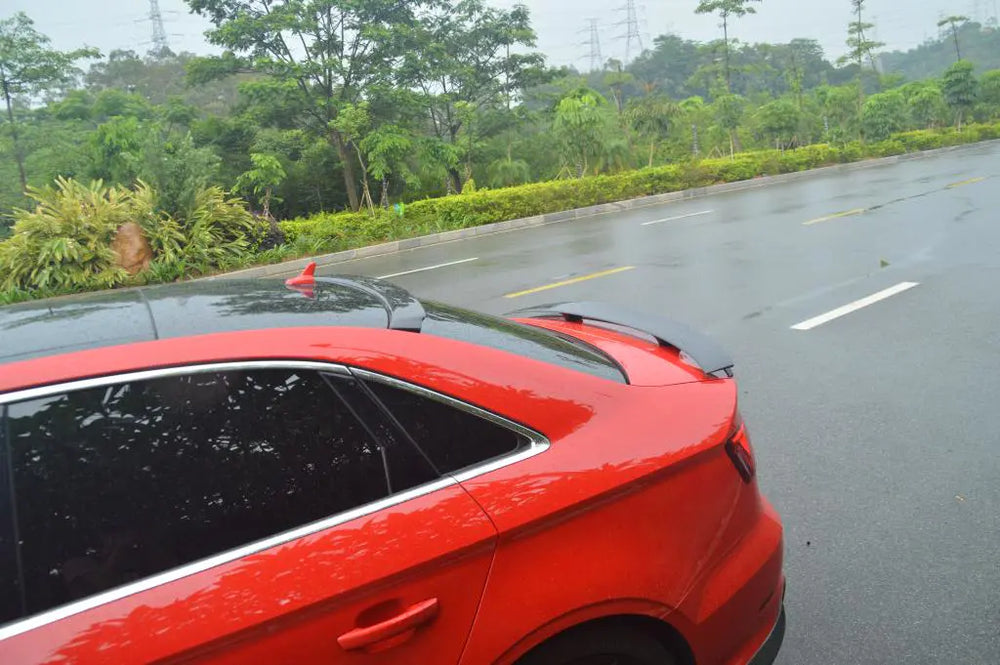 Carbon Fiber Rear Roof Spoiler for Audi A3 Quattro S3 Sedan 4-Door 2014-2020