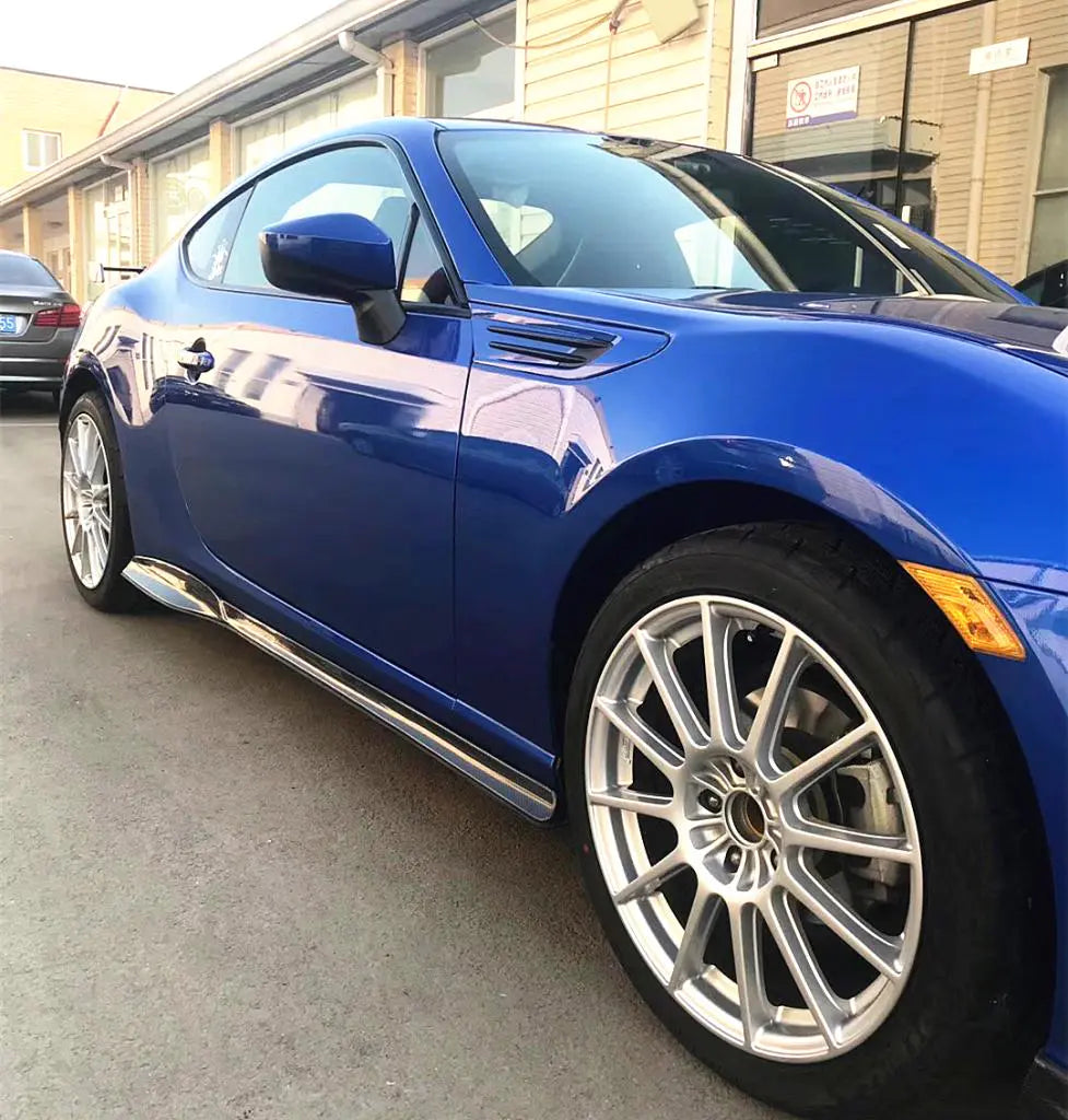 For Toyota carbon fiber GT86 2017-2020 Subaru BRZ 2013-2020 side skirts