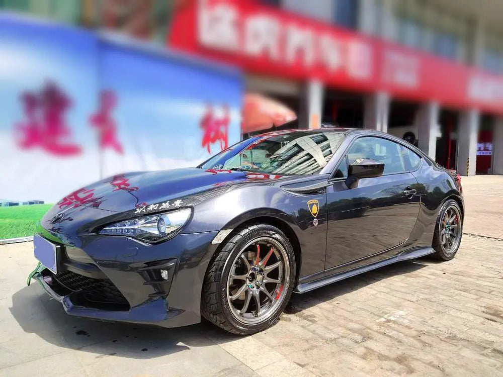For Toyota carbon fiber GT86 2017-2020 Subaru BRZ 2013-2020 side skirts