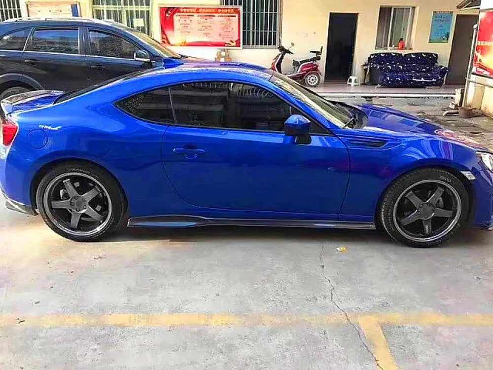 For Toyota carbon fiber GT86 2017-2020 Subaru BRZ 2013-2020 side skirts