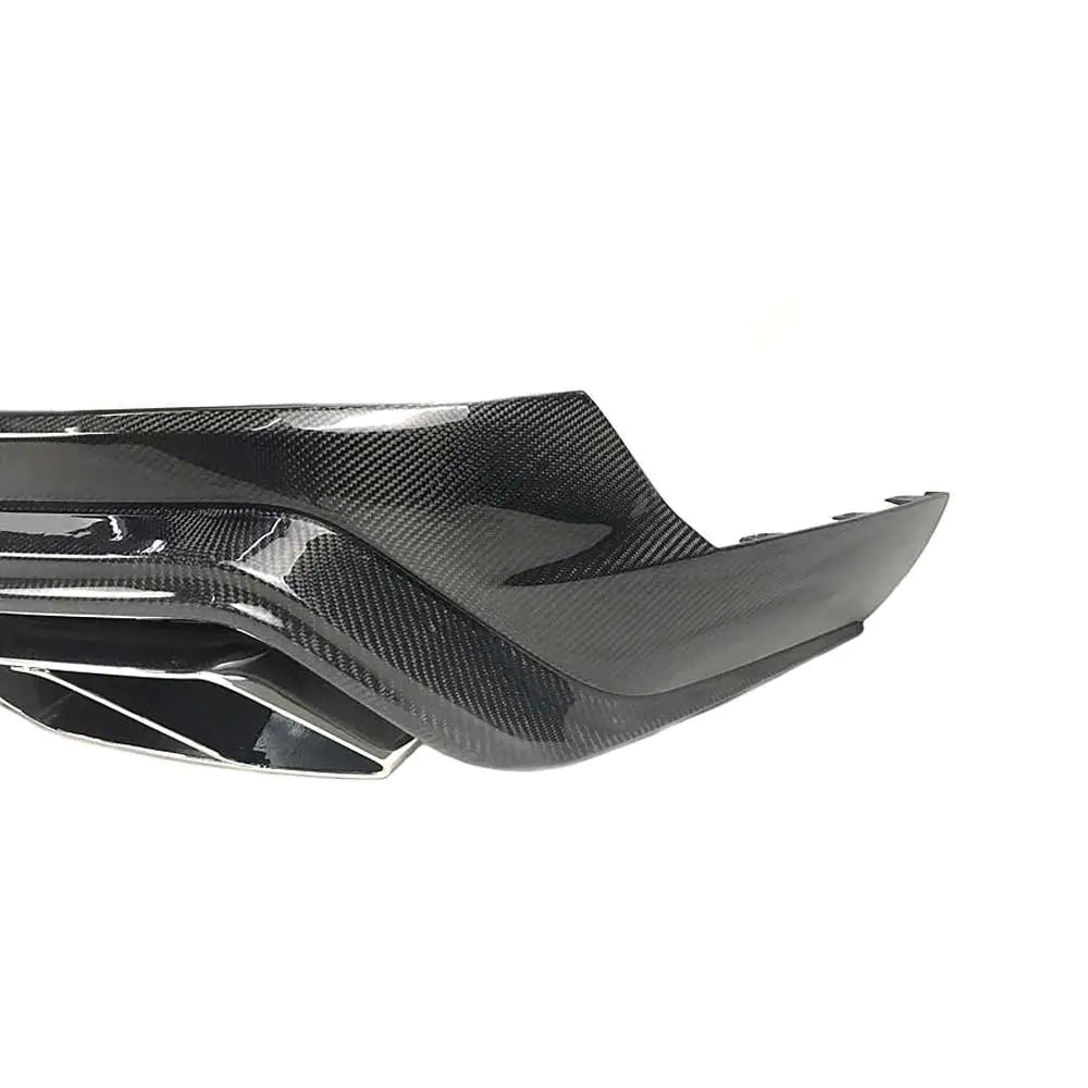 Carbon Fiber Rear Diffuser with Exhaust Tips For Maserati Levante 2016 - 2020