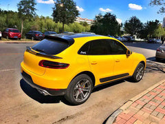 Carbon Fiber Rear Middle Wing Spoiler for Porsche Macan Sport Utility 4-Door 2014-2020