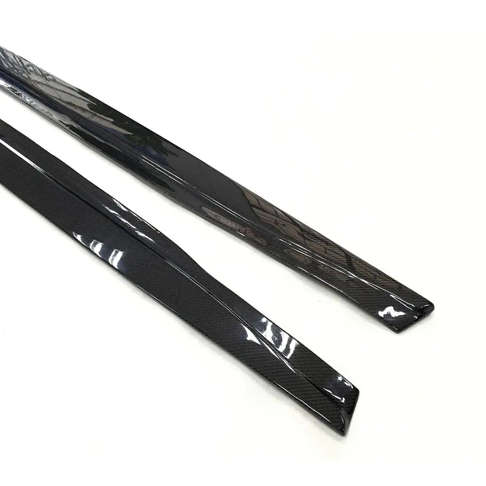 Carbon Fiber Side Skirts Body Kit Spoiler Fit For Porsche Panamera 2014-2016
