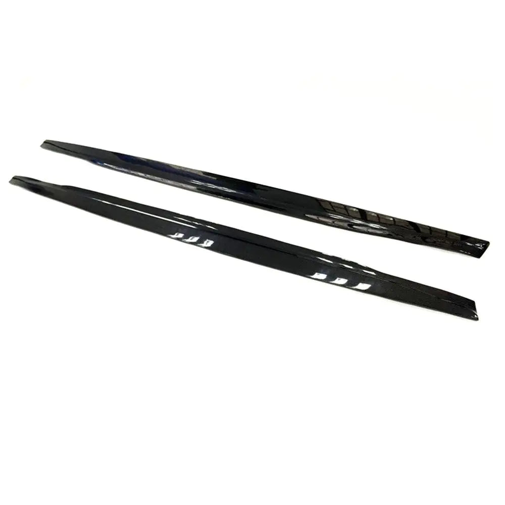 Carbon Fiber Side Skirts Body Kit Spoiler Fit For Porsche Panamera 2014-2016
