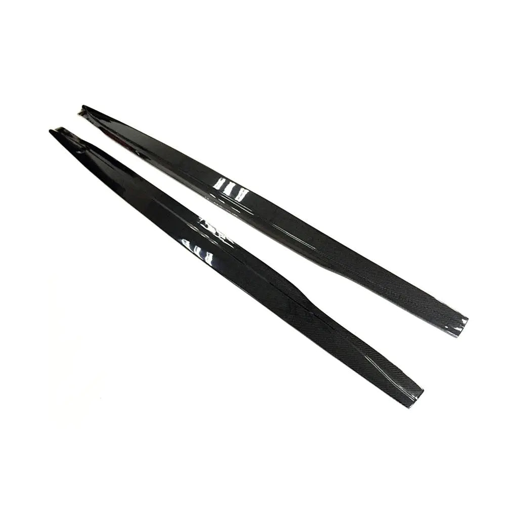 Carbon Fiber Side Skirts Body Kit Spoiler Fit For Porsche Panamera 2014-2016