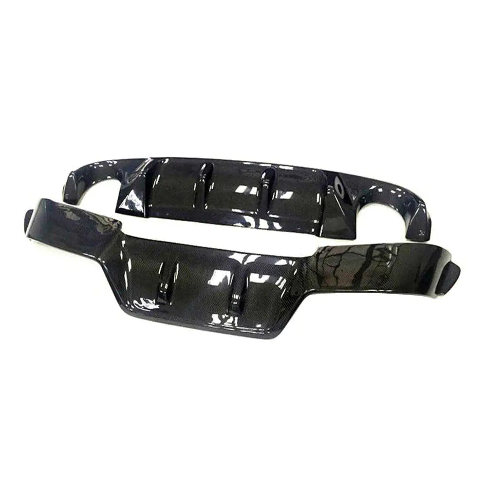 Car Carbon Fiber Rear Bumper Diffuser Spoiler For Infiniti Q50 Q50S Sedan 4D Standard Sport 2014-2017