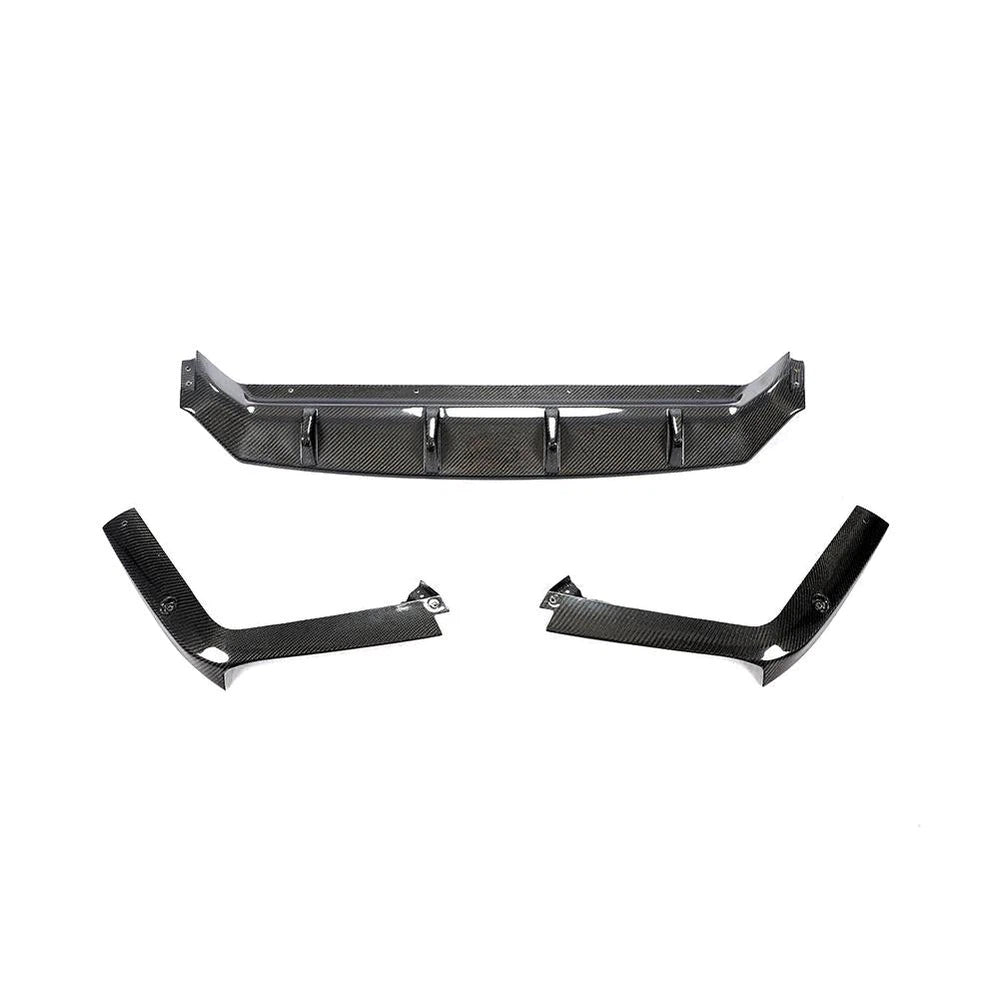 JCSPORTLINE Carbon Fiber Rear Bumper Diffuser for Porsche Cayenne S Sport Utility 4-Door 2018-2019