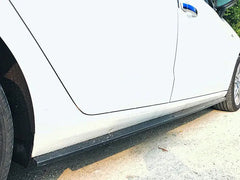 Fit for Audi A3 Hatchback 17-20 Side Skirts Extension Lip Body Kit Carbon Fiber