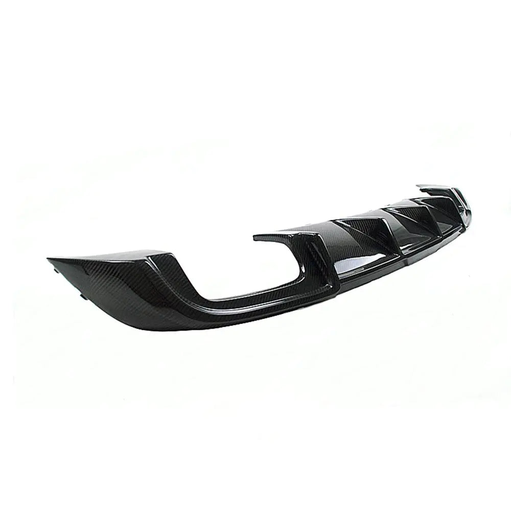 Fit For Audi A3 Hatchback 17-20 Rear Bumper Diffuser Chin Bodykit Carbon Fiber