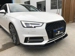 Carbon Fiber Front Bumper Lip for Audi A4 Quattro S4 Sedan 4-Door