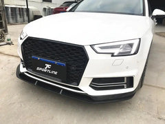Carbon Fiber Front Bumper Lip for Audi A4 Quattro S4 Sedan 4-Door