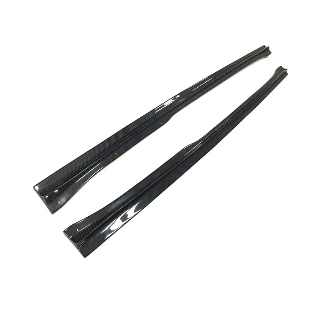 For Audi TT Mk3 2-Door 15-19 Carbon Fiber Side Skirts Door Rocker Panels Extension Lip