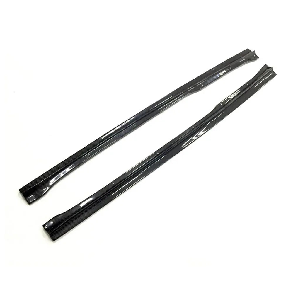For Audi TT Mk3 2-Door 15-19 Carbon Fiber Side Skirts Door Rocker Panels Extension Lip