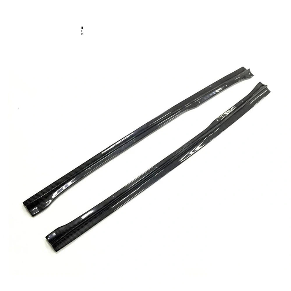 For Audi TT Mk3 2-Door 15-19 Carbon Fiber Side Skirts Door Rocker Panels Extension Lip