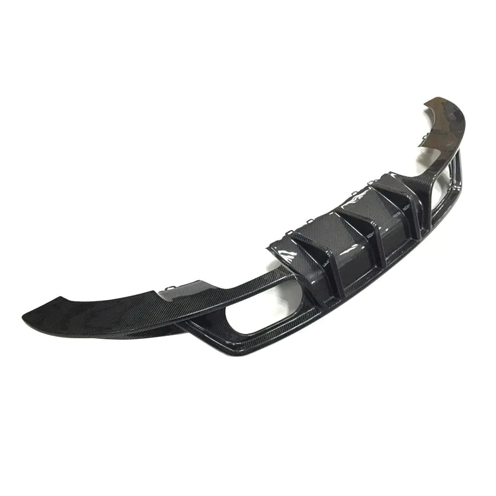 For Audi TT Mk3 2-Door 15-19 Carbon Fiber Rear Bumper Diffuser Body Kit