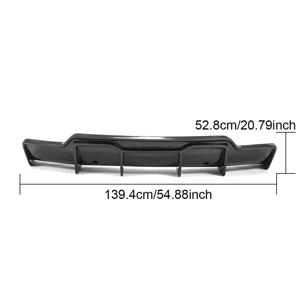 For Tesla Model 3 Sedan 16-20 Carbon Fiber Rear Bumper Diffuser Body Kit