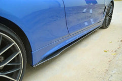 Side Skirts Body Kit Carbon Fiber For BMW 4 Series F32 435i 440i M-Sport 14-19