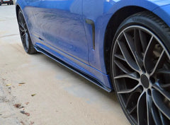 Side Skirts Body Kit Carbon Fiber For BMW 4 Series F32 435i 440i M-Sport 14-19