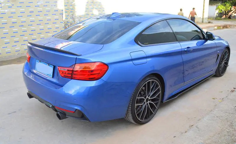 Side Skirts Body Kit Carbon Fiber For BMW 4 Series F32 435i 440i M-Sport 14-19