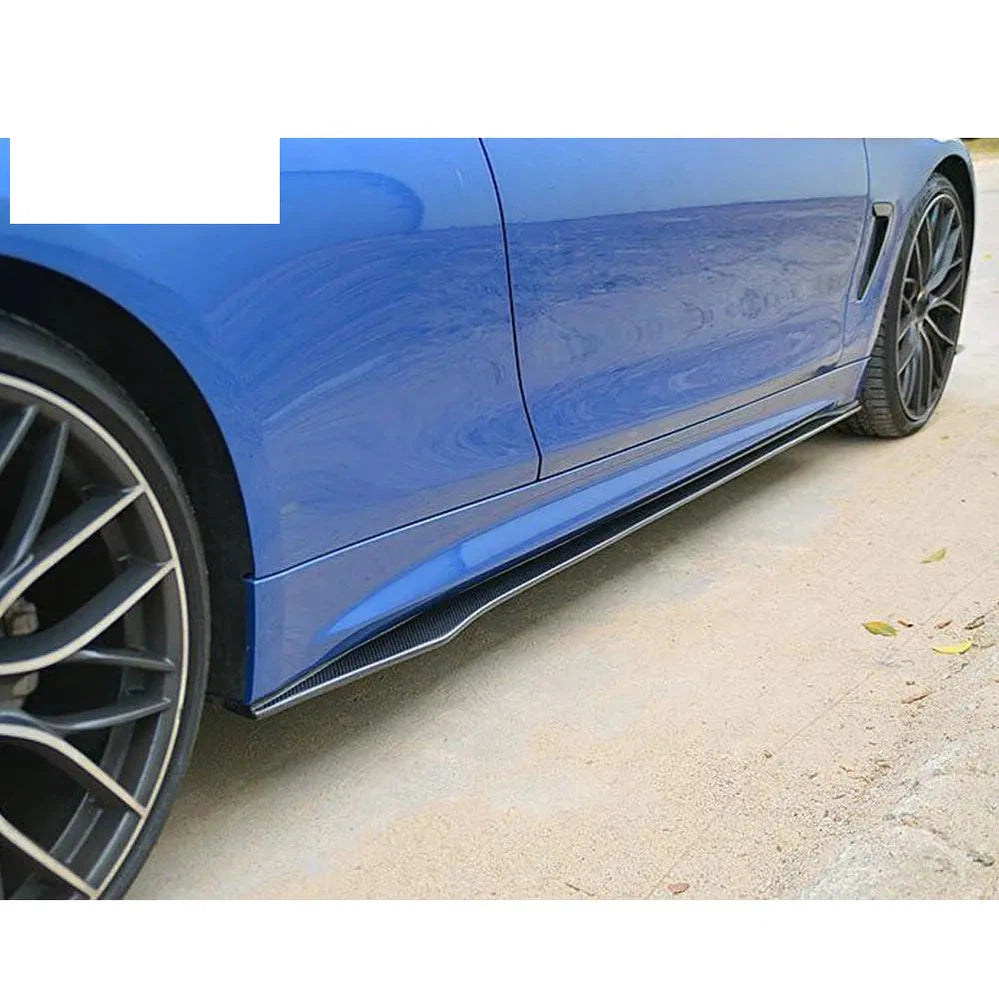 Side Skirts Body Kit Carbon Fiber For BMW 4 Series F32 435i 440i M-Sport 14-19