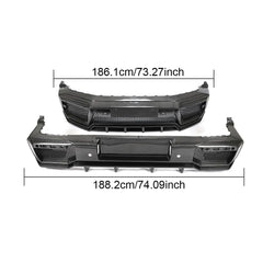 For Benz G-class 2020 Carbon Fiber Front Bumper Lip Rear Bumper Diffuser Body Kit