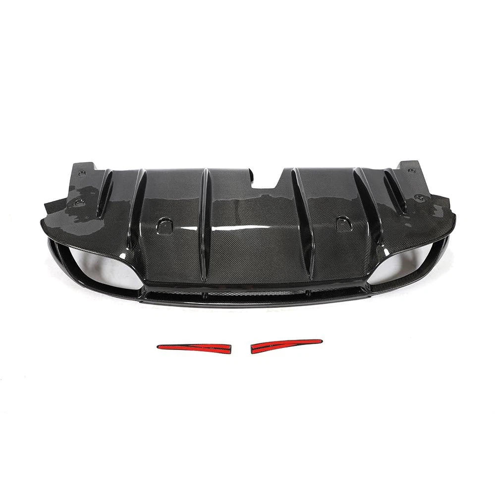 Real Carbon Fiber Rear Bumper Diffuser for Alfa Romeo Giulia 4-Door 2017-2020