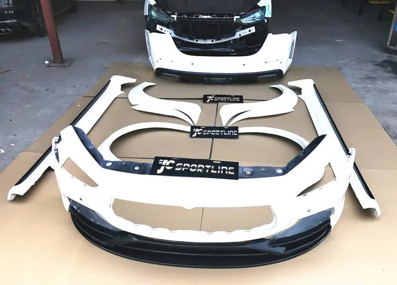 Carbon Fiber Front Rear Body Kit for Maserati Ghibli S Q4 Sedan 4-Door 2014-2016