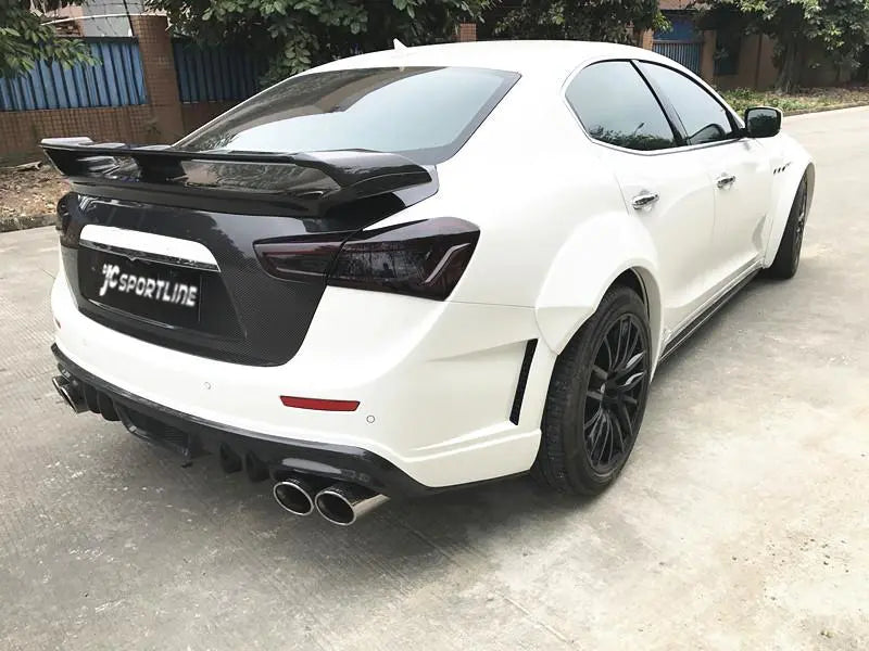 Carbon Fiber Front Rear Body Kit for Maserati Ghibli S Q4 Sedan 4-Door 2014-2016