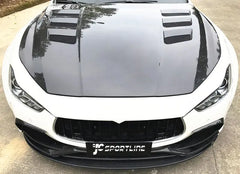 Carbon Fiber Front Rear Body Kit for Maserati Ghibli S Q4 Sedan 4-Door 2014-2016
