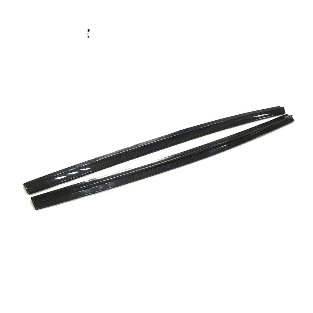 Carbon Fiber Side Skirt Extension Spoiler Fit for Audi A3 S Line Hatchback 2014-2015