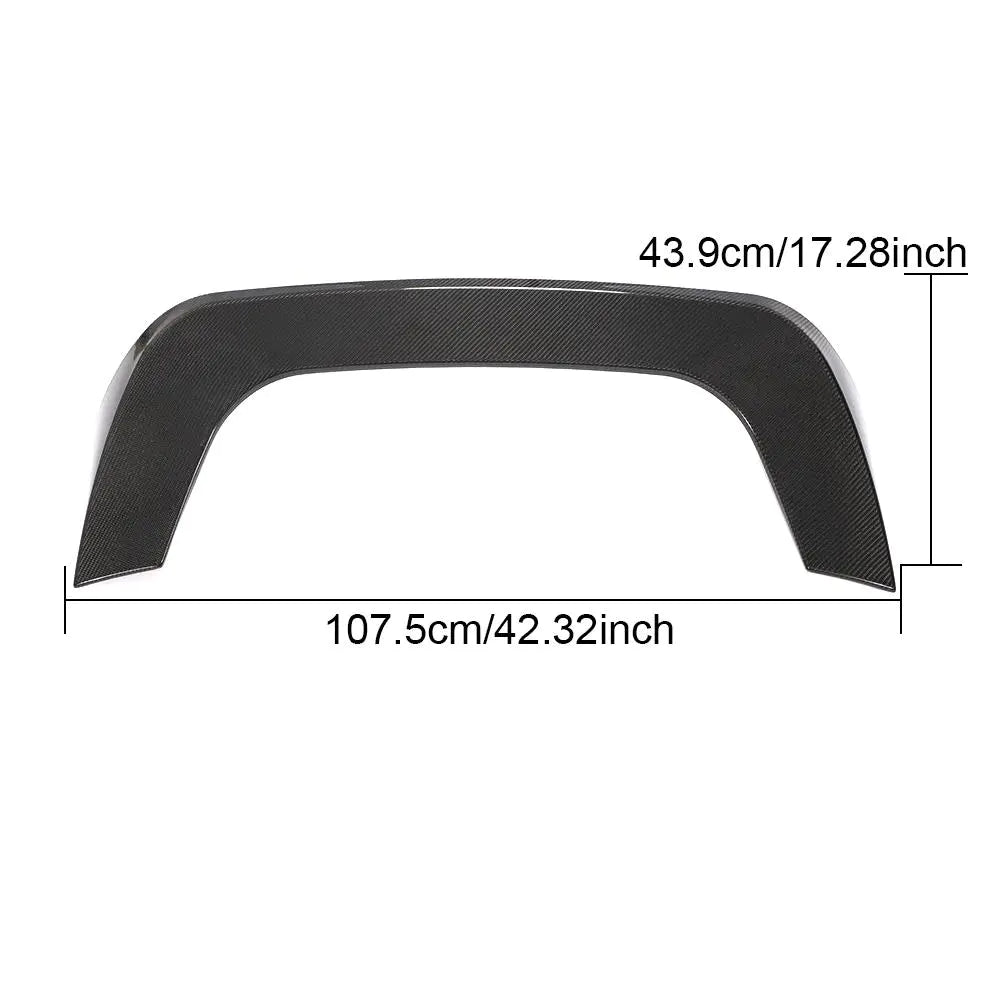 For BMW I3 Hatchback 14-20 Carbon Fiber Rear Roof Spoiler Window Wing Lip