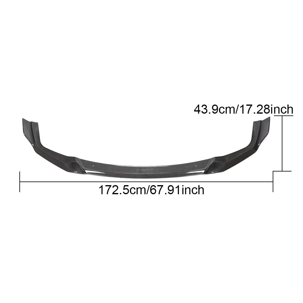 For BMW F87 M2 Competition Coupe 18-20 Carbon Fiber Front Bumper Lip Chin Spoiler Body Kit