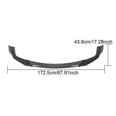 For BMW F87 M2 Competition Coupe 18-20 Carbon Fiber Front Bumper Lip Chin Spoiler Body Kit