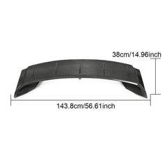 For Maserati Ghibli S Q4 Sedan 14-20 Carbon Fiber Rear Trunk Spoiler Boot Wing Lip