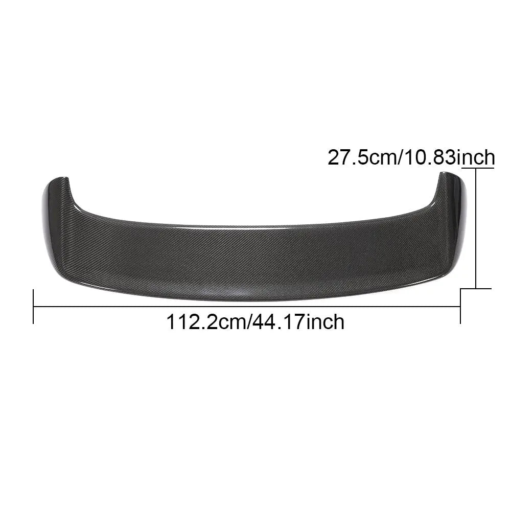 For Volkswagen VW Golf 6 MK6 Base Hatchback 10-13 Carbon Fiber Rear Roof Spoiler Window Wing Lip