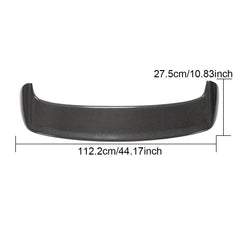For Volkswagen VW Golf 6 MK6 Base Hatchback 10-13 Carbon Fiber Rear Roof Spoiler Window Wing Lip