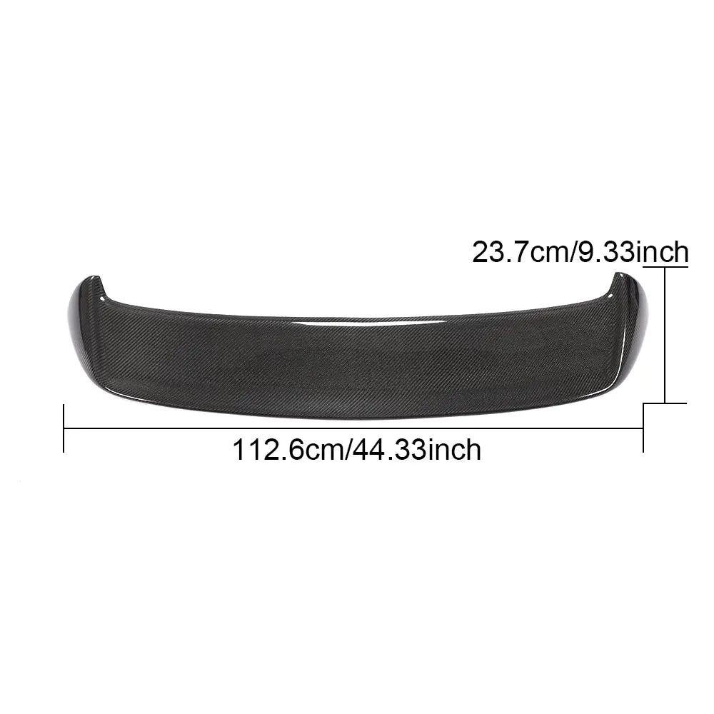 Lip For Volkswagen VW Golf 6 MK6 Base Wagon 10-13 Carbon Fiber Rear Trunk Spoiler Boot Wing Lip
